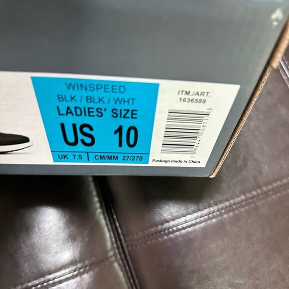 Fila Women's Winspeed Black  Lace-up Athletic Running Shoe size 10 - Picture 10 of 11